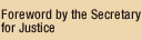 Foreword by the Secretary for Justice
