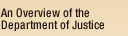 An Overview of the Department of Justice